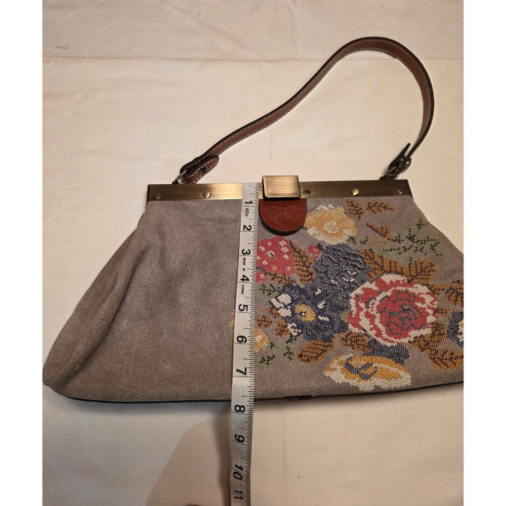 Patricia Nash leather satchel shoulder bag. Excellent condition. - Picture 7 of 13